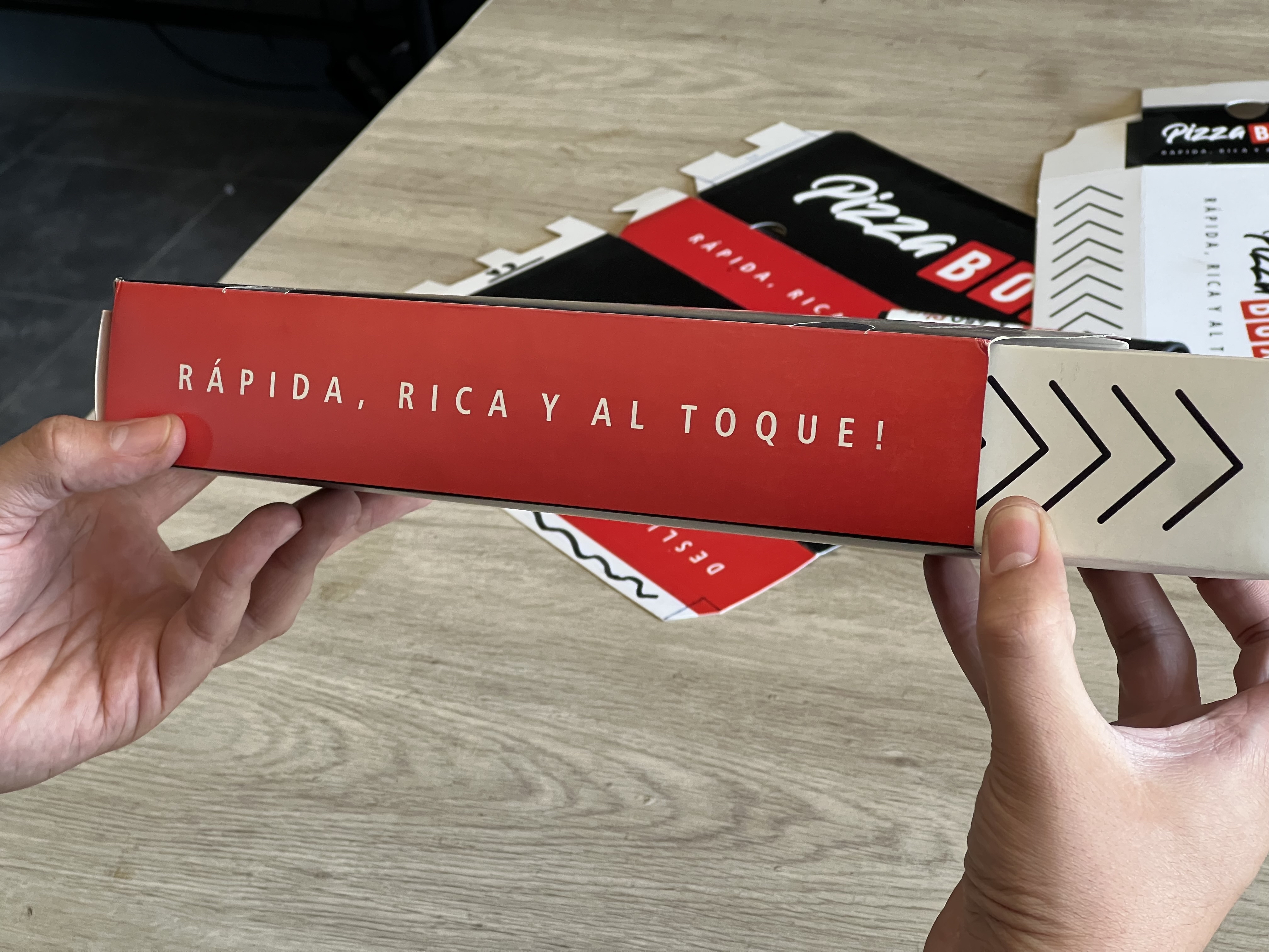 Pizza Box — prototipo de estructura